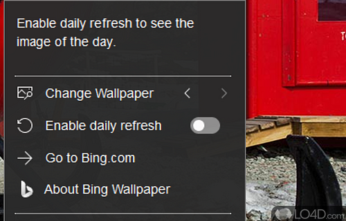 Screenshot of Bing Wallpaper - Breathe fresh life into computer's desktop