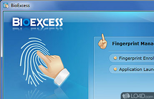 User interface - Screenshot of BioExcess