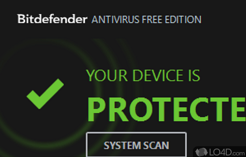 Effective protection against viruses - Screenshot of Bitdefender Antivirus Free