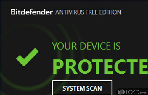 Protection against malware - Screenshot of Bitdefender Antivirus Free