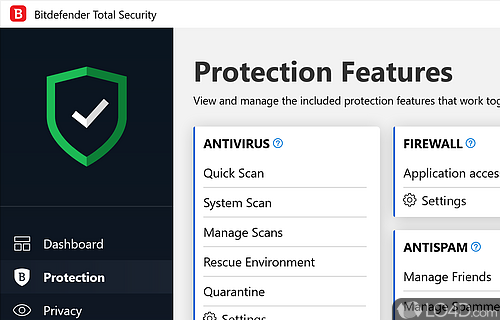 Multipurpose profiles with optimized settings - Screenshot of Bitdefender Total Security