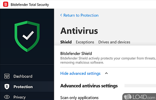 Includes special - Screenshot of Bitdefender Total Security