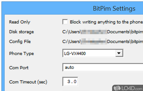 Easy to deploy and get you started - Screenshot of BitPim
