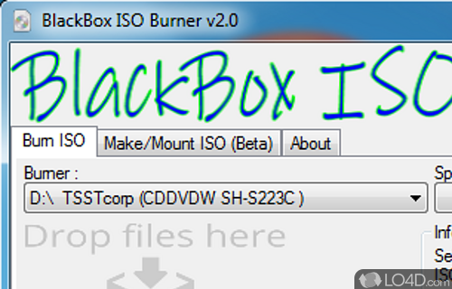 BlackBox ISO Burner Screenshot