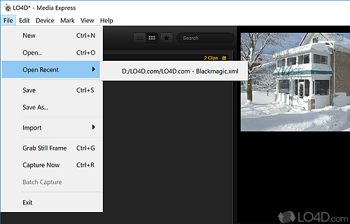 Blackmagic Desktop Video Screenshot