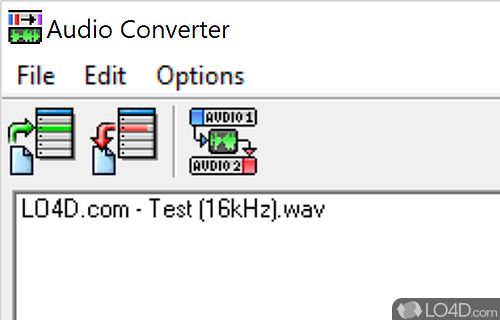 Conversion capabilities - Screenshot of Blaze Media Pro