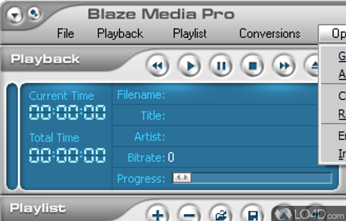 Video and audio converter, burner, editor - Screenshot of Blaze Media Pro
