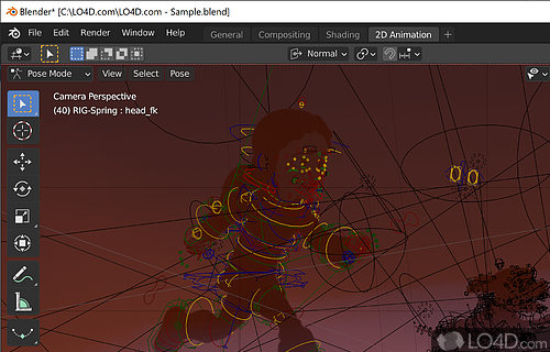 Create and modify ultra-realistic models - Screenshot of Blender
