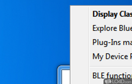 Screenshot of BlueSoleil - Your computer needs to be fitted with a Bluetooth device