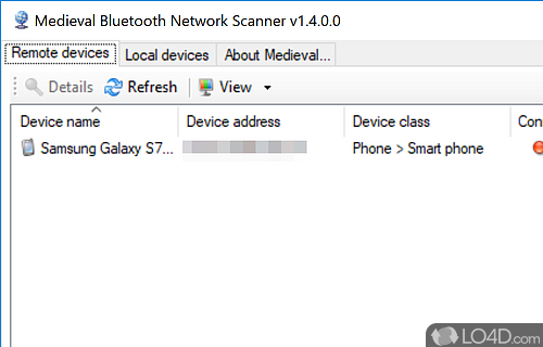 Bluetooth Scanner Screenshot