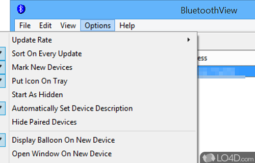 BluetoothView Screenshot