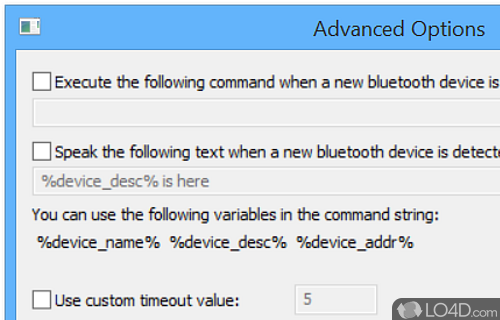 BluetoothView screenshot
