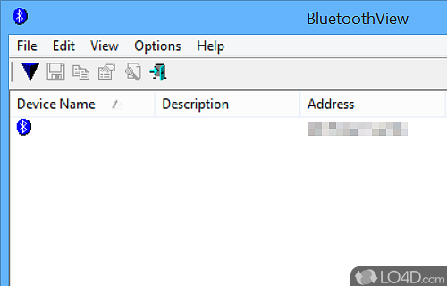 BluetoothView Screenshot