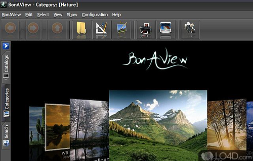 Screenshot of BonAView - User interface