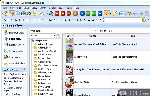 Screenshot of BookCAT - Powerful database program to catalog and manage your book collection