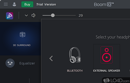 The Best System-Wide Volume Booster & Equalizer Software For PC - Screenshot of Boom 3D