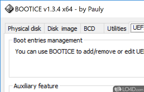 Free Software for Data Users - Screenshot of Bootice