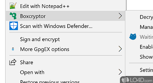 BoxCryptor Screenshot