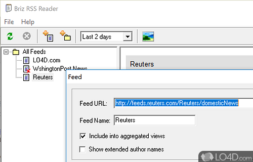 Briz RSS Reader Screenshot