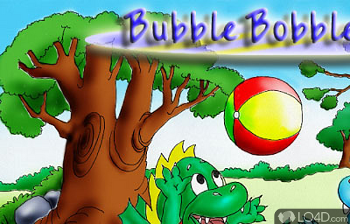 Screenshot of Bubble Bobble World - User interface