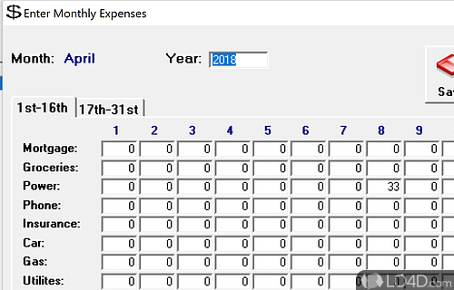 Budget Tracker Screenshot