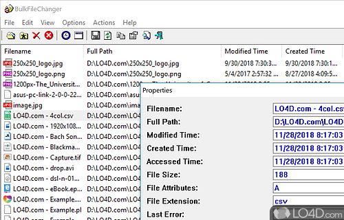 BulkFileChanger Screenshot