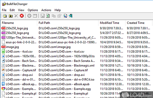 BulkFileChanger Screenshot