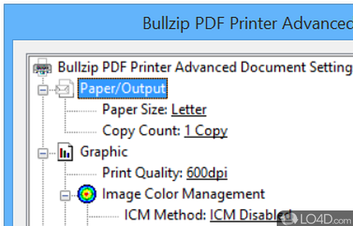 Installation tweaks and GUI - Screenshot of Bullzip PDF Printer
