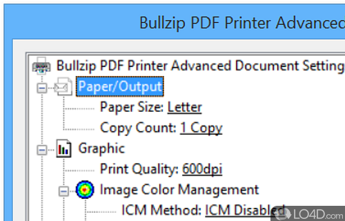 Bullzip PDF Printer Screenshot