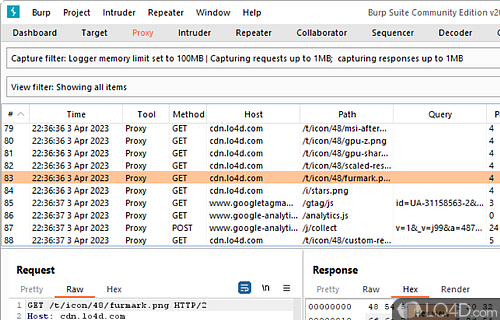 Burp Suite screenshot