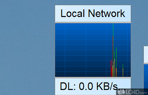 Bandwidth meter that rely on to monitor and control network and Internet traffic - Screenshot of BWMeter