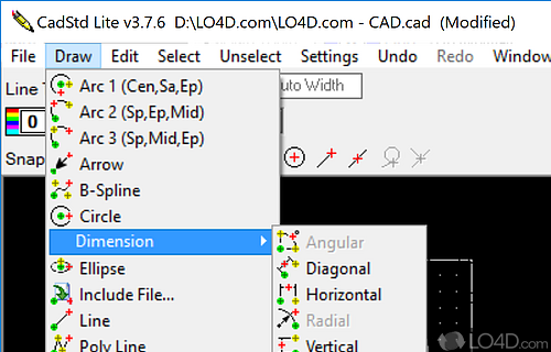 CadStd Lite Screenshot