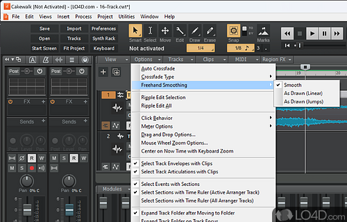 Music creator - Screenshot of Cakewalk