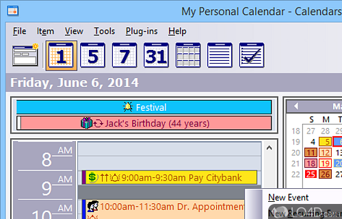 Calendarscope Screenshot