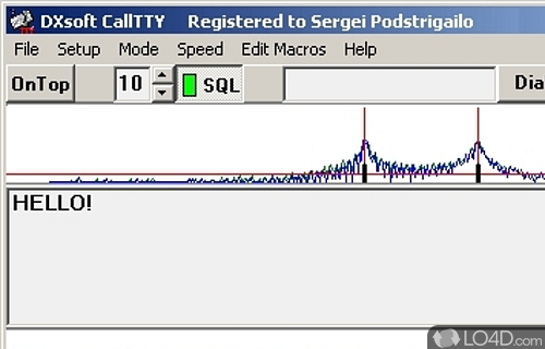 CallTTY TDD software Screenshot