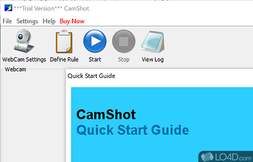 CamShot Monitoring Software Screenshot