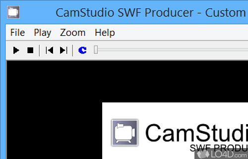  interface is straightforward - Screenshot of CamStudio Portable