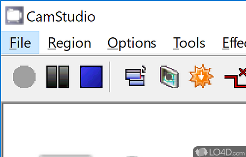 Quickly record screen activity, create video tutorials - Screenshot of CamStudio