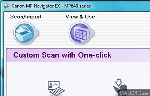 Canon MP Navigator EX Screenshot
