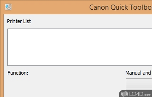 Canon Quick Toolbox Screenshot