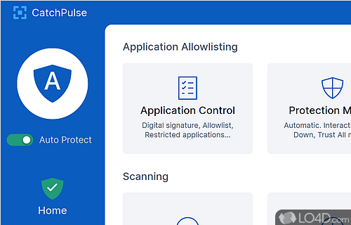 Application and Anti-Malware Management - Screenshot of CatchPulse Antivirus