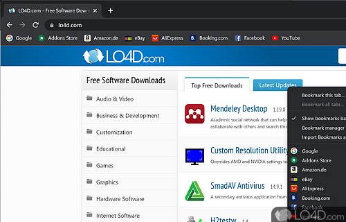 Specialized Security & Privacy Center - Screenshot of CCleaner Browser