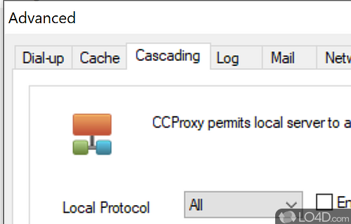 Use and manage your own proxy server to change IPs - Screenshot of CCProxy