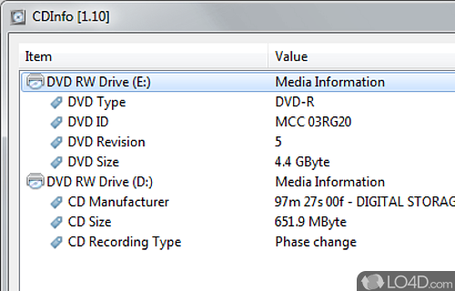 CDInfo Screenshot