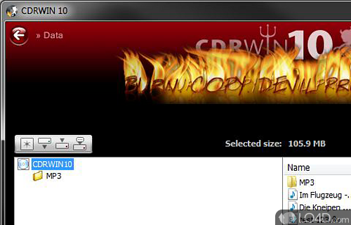 CDRWIN Screenshot