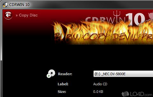 CDRWIN Screenshot