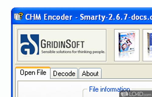 CHM Decoder Screenshot