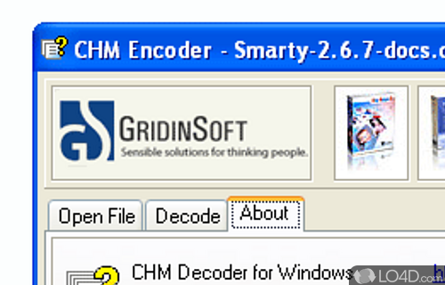 CHM Decoder Screenshot