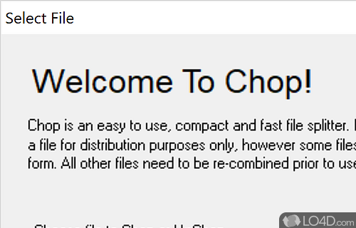 You can extract parts from VOB files - Screenshot of Chop