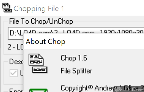 Chop screenshot